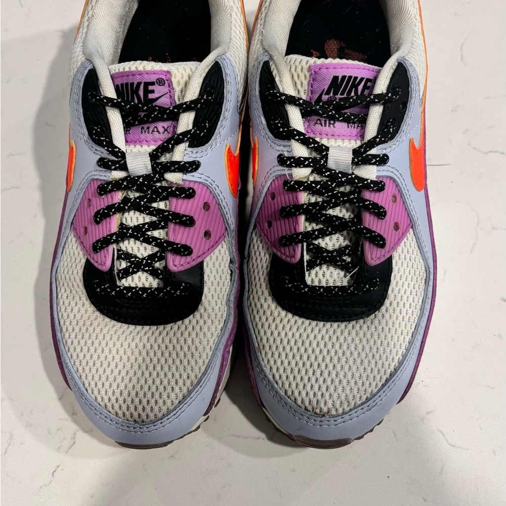 Nike Air Max - White, Purple, and Orange Accents
